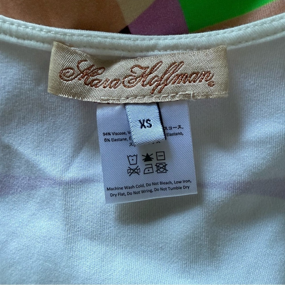 NWOT Mara Hoffman Beams Yellow Shift Dress XS - Picture 8 of 10